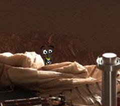 Escargot sur Mars!