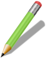 crayon vert