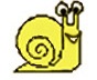 escargot jaune